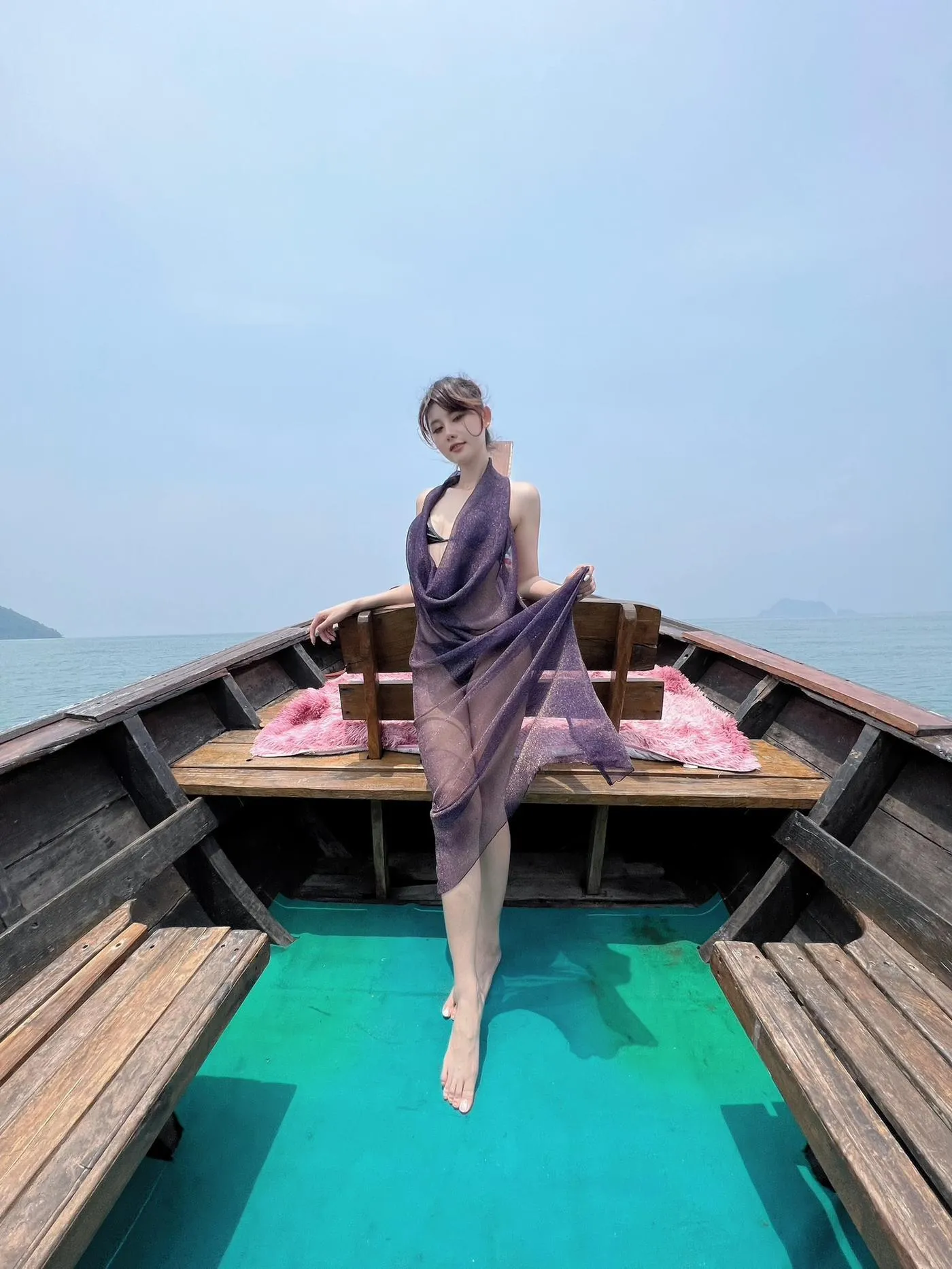 就是阿朱啊 – NO.07 5月微密圈 紫色纱裙美人鱼 [67P]插图3